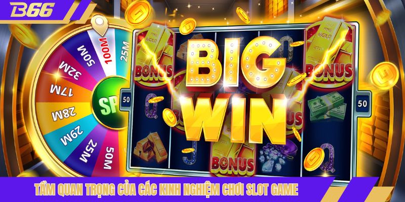 Tầm quan trọng của các kinh nghiệm chơi slot game